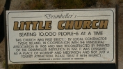 PICTURES/Drumheller - A Tourists Dream/t_Little Church Sign.JPG